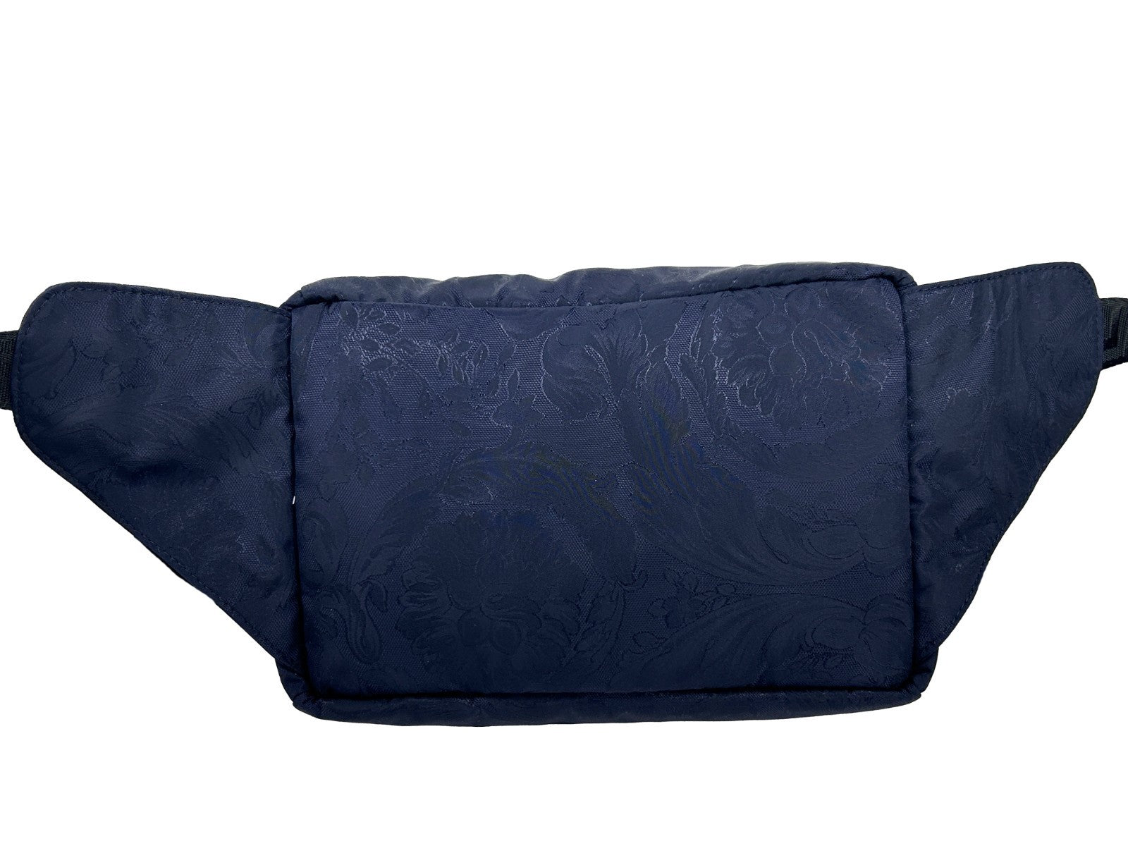 Versace Medusa Navy Nylon Belt Bag Waist Fanny Pack Purse - ventzia