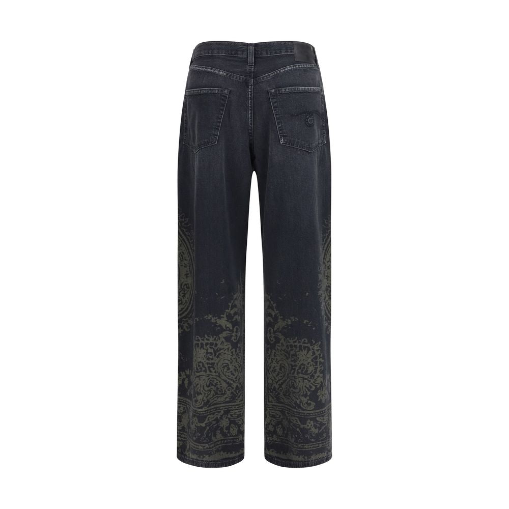 Black Cotton Jeans Denim - ventzia