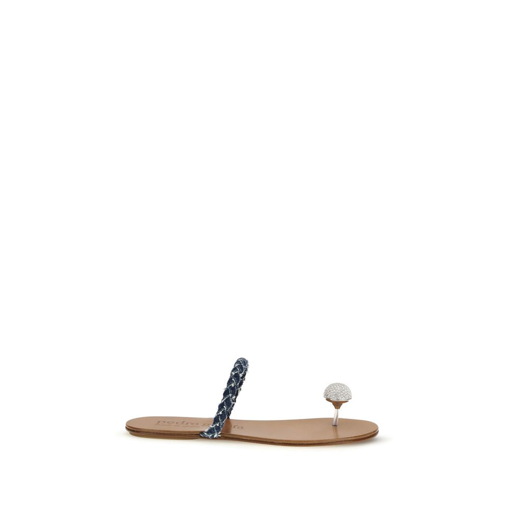 Brown Calf Leather Bos Taurus Sandals - ventzia