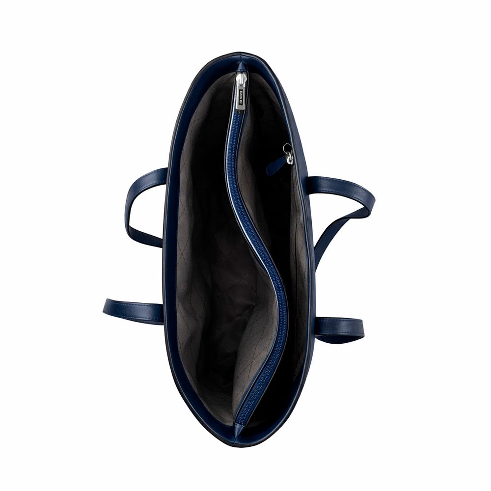 Blue Fur Handbag - ventzia