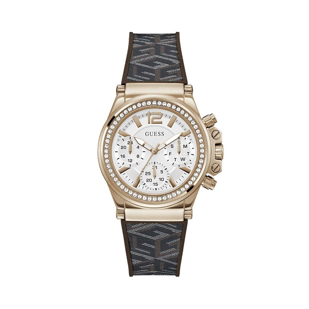 Brown Synthetic Dress Watch - ventzia