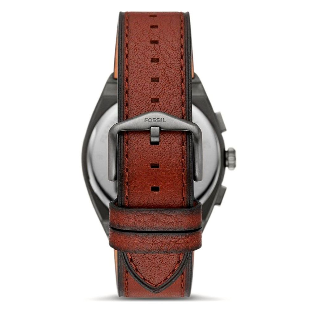 Brown Leather Dress Watch - ventzia