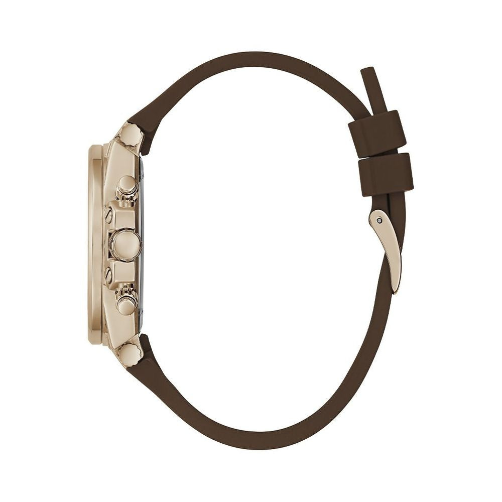 Brown Synthetic Dress Watch - ventzia