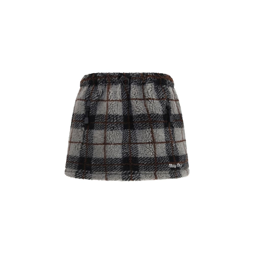 Multicolor Nylon Mini Skirt - ventzia