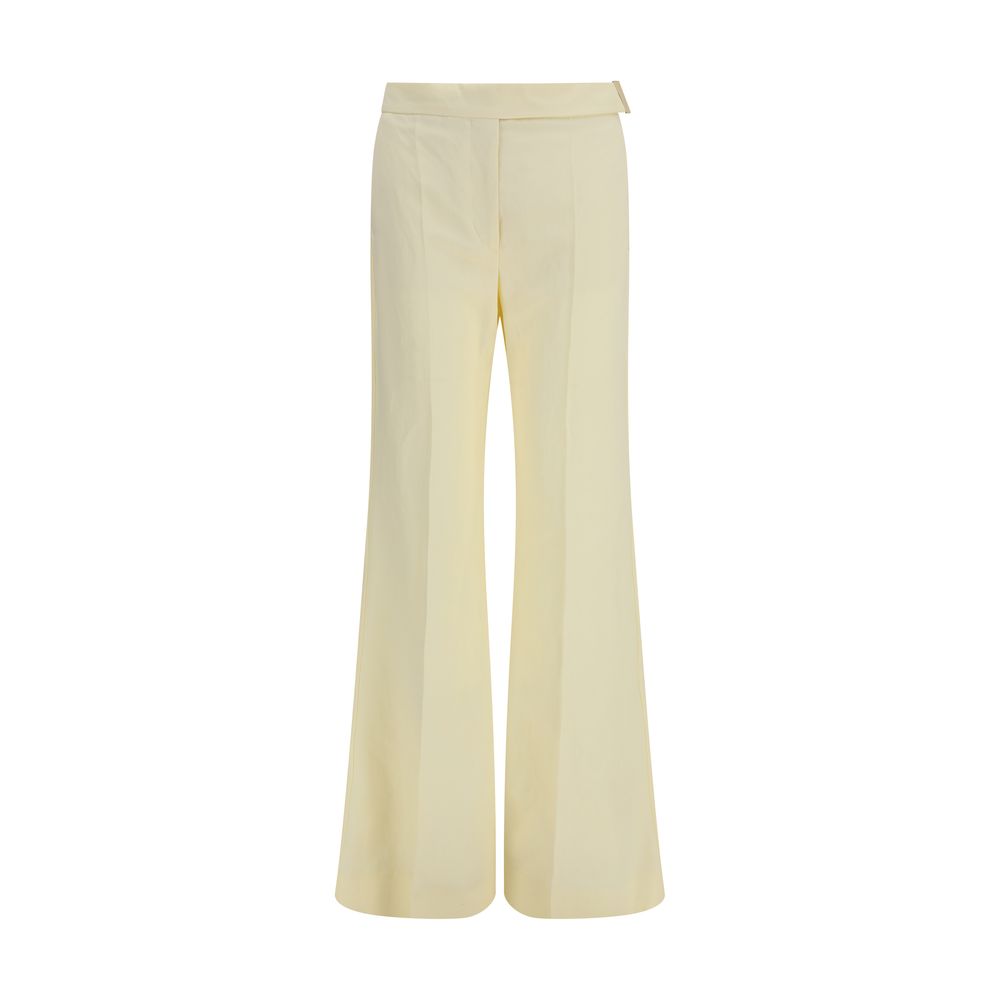 Bicolor Viscose Flared Pants - ventzia