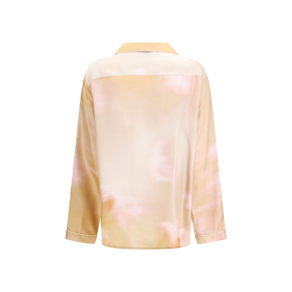 Multicolor Silk Pattern Shirt - ventzia