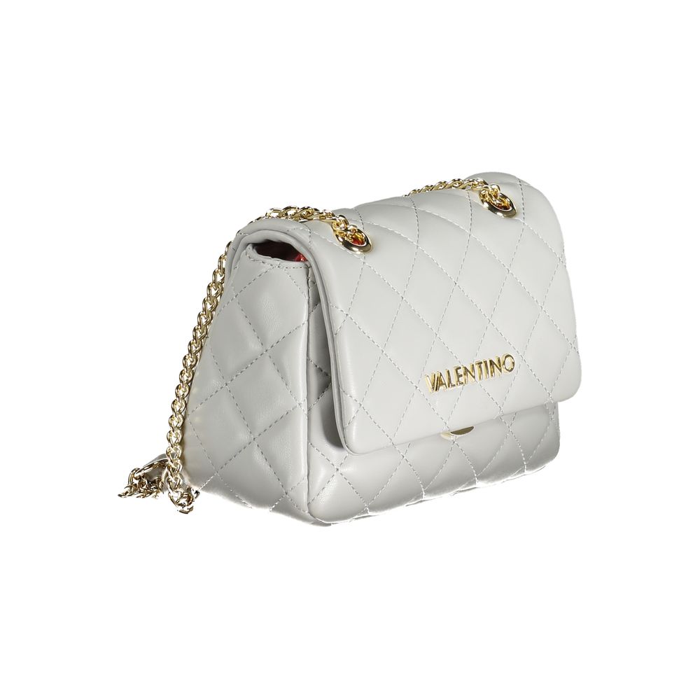 Grigio Polyurethane Women Shoulder Bag - ventzia