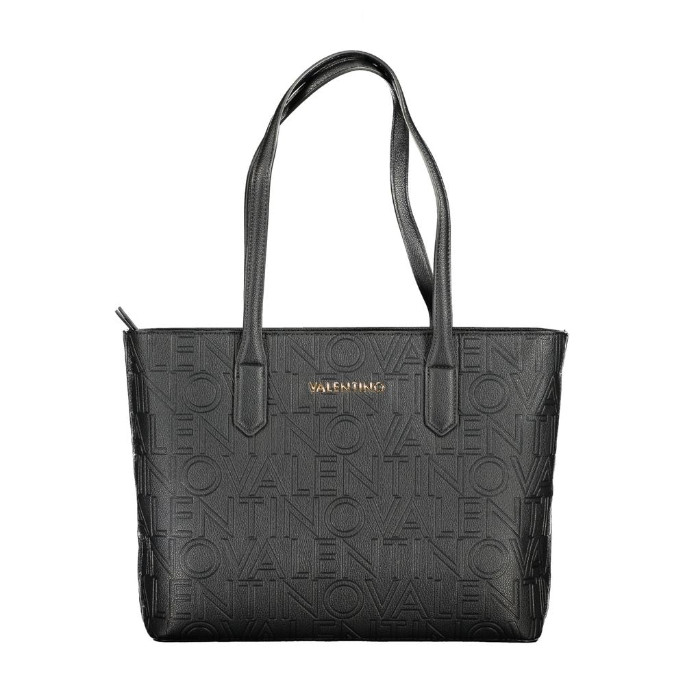 Nero Poliuretano Women Shoulder Bag - ventzia