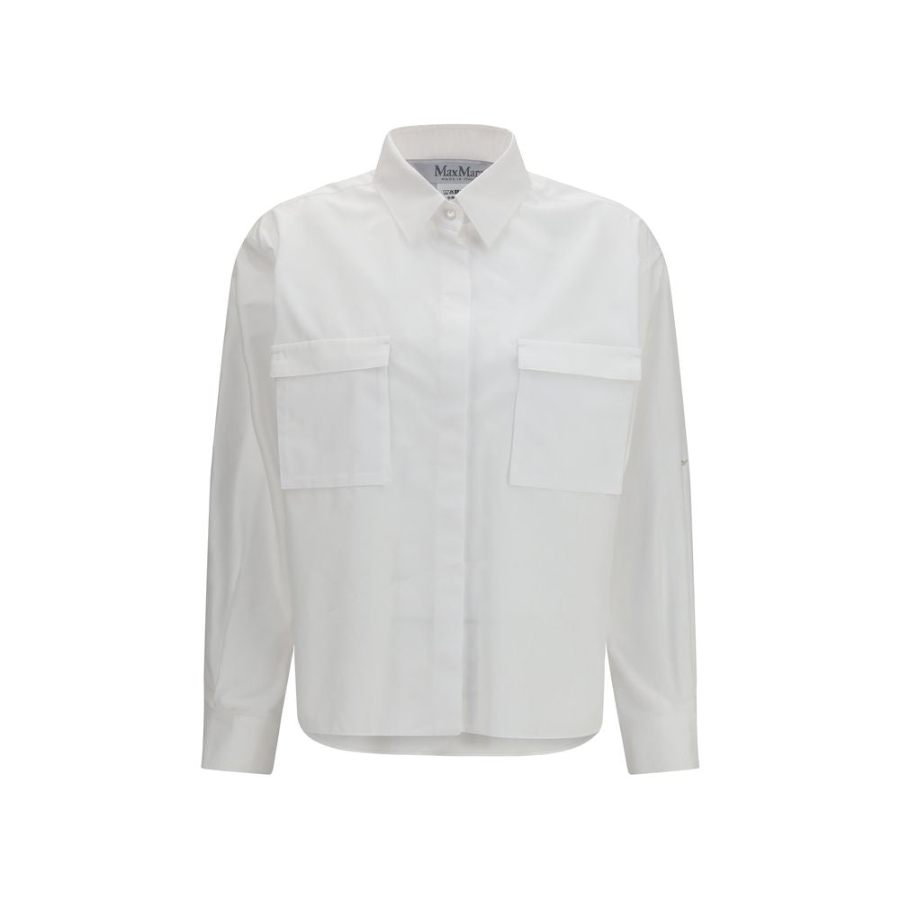 White Cotton Shirt - ventzia