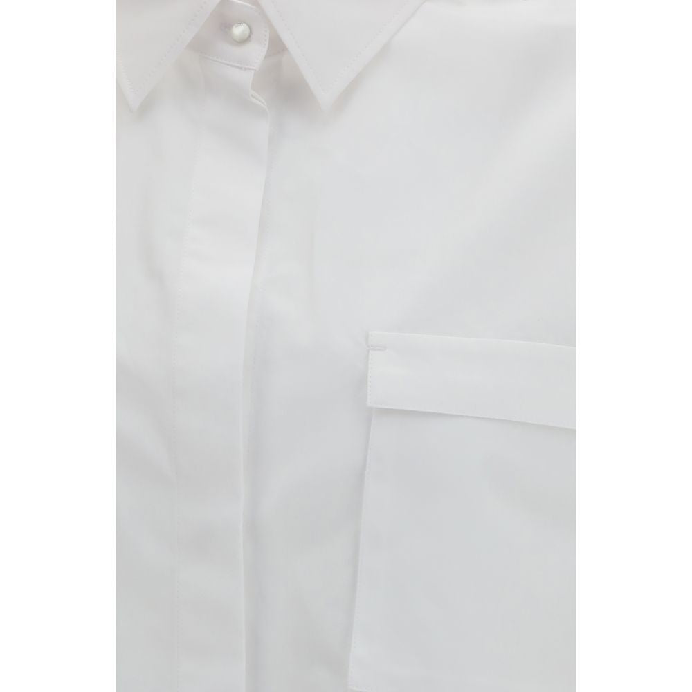 White Cotton Shirt - ventzia