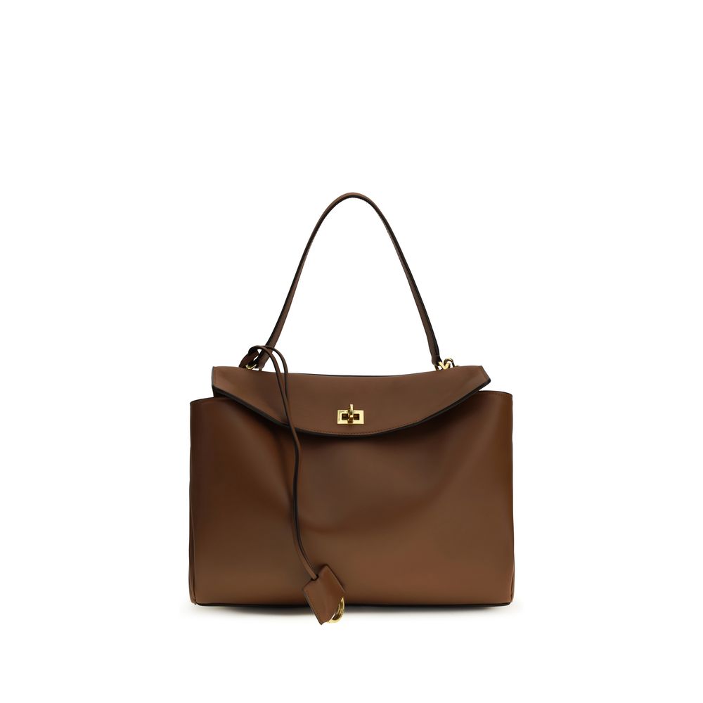 Brown Calf Leather Bos Taurus Shoulder Bag - ventzia