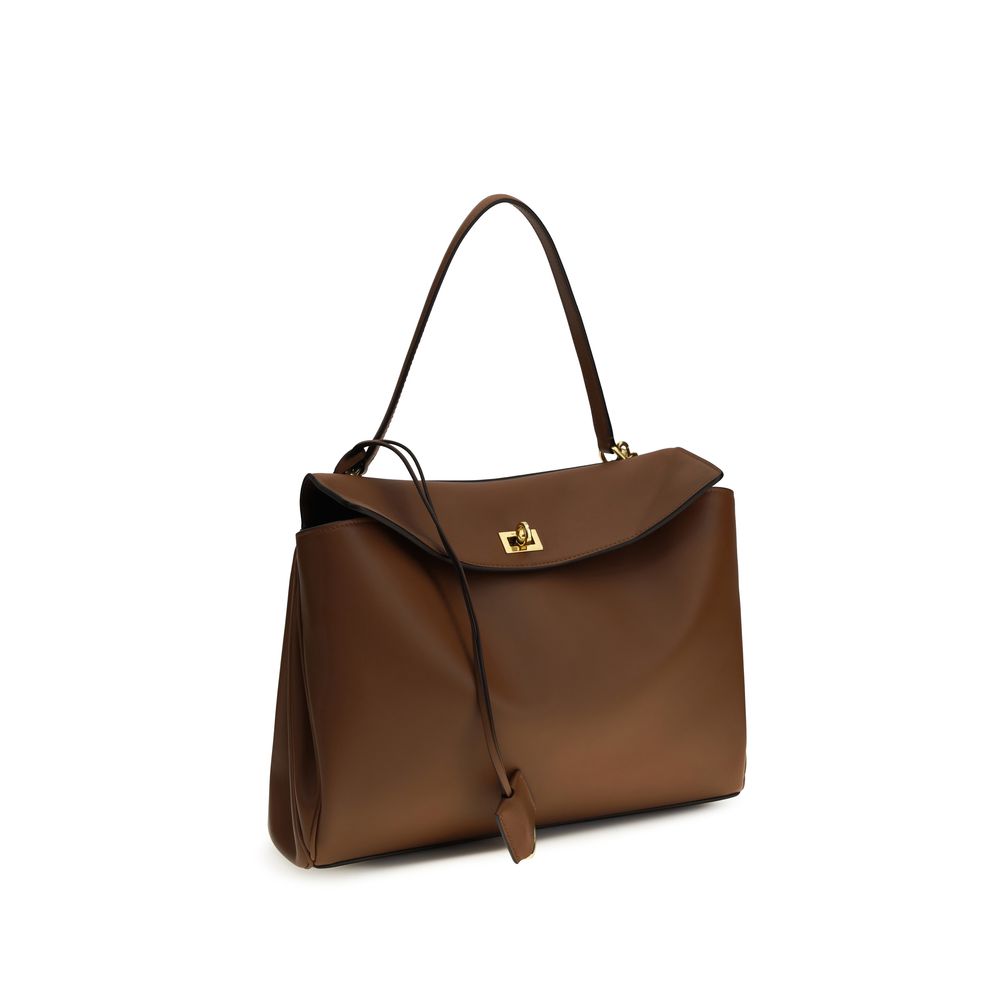Brown Calf Leather Bos Taurus Shoulder Bag - ventzia