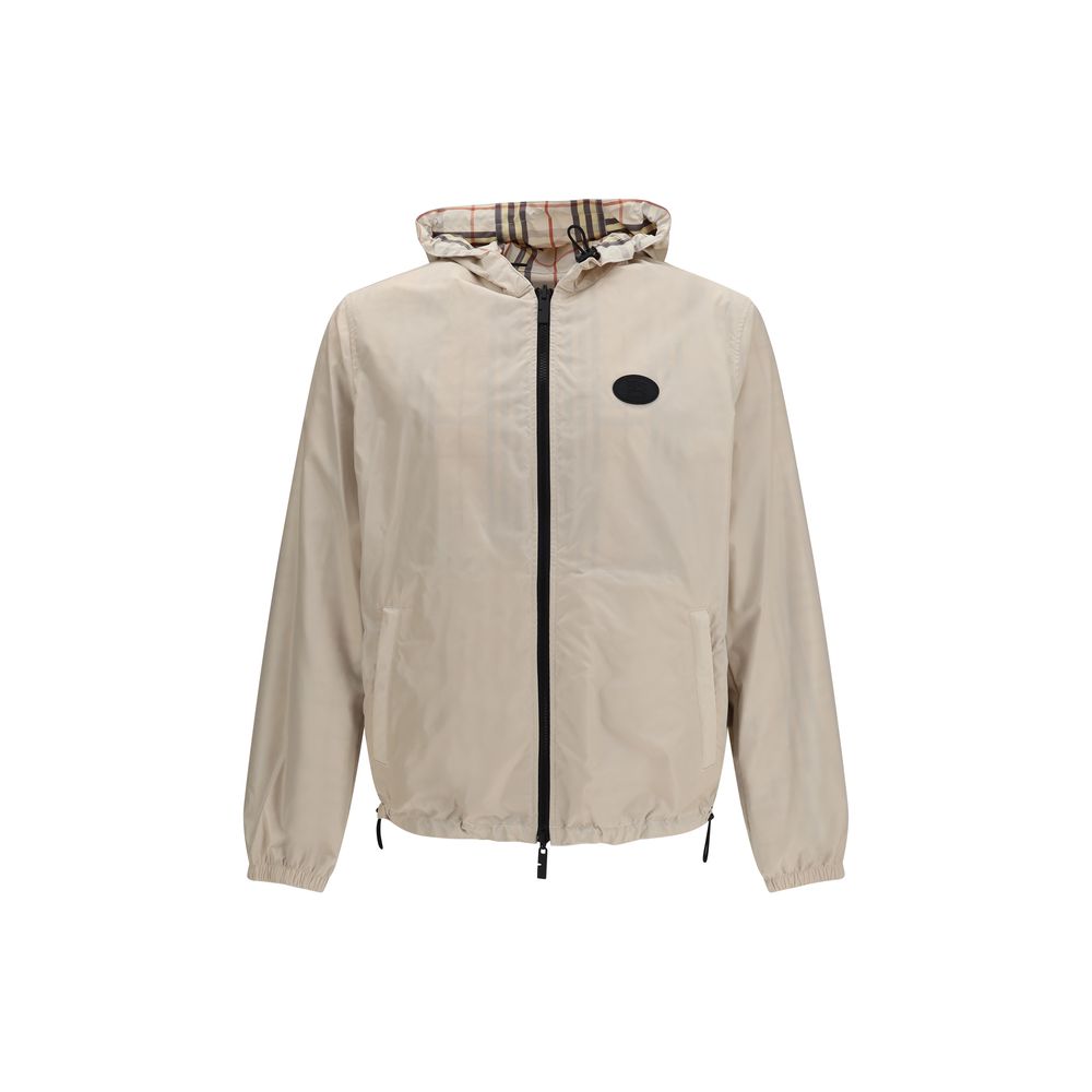 Beige Polyester Coat - ventzia