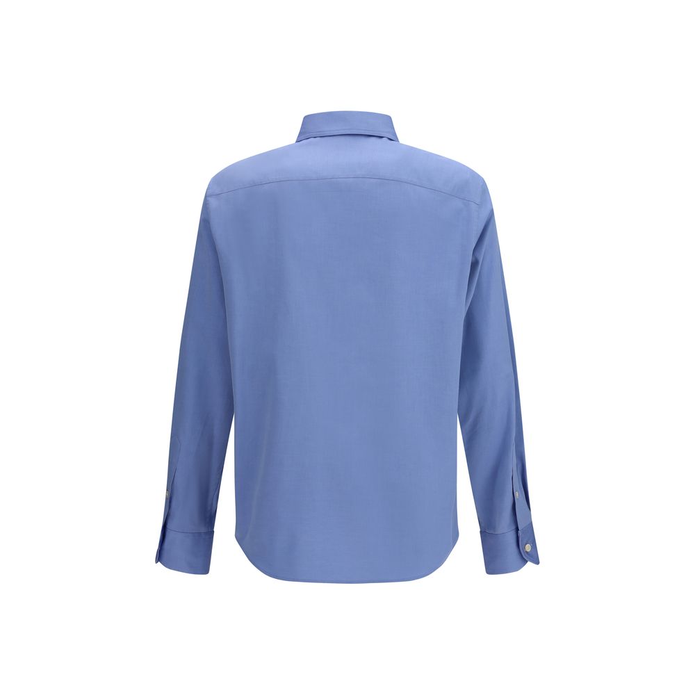 Blue Cotton Shirt - ventzia