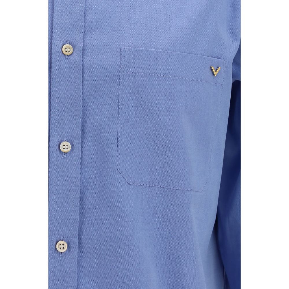 Blue Cotton Shirt - ventzia