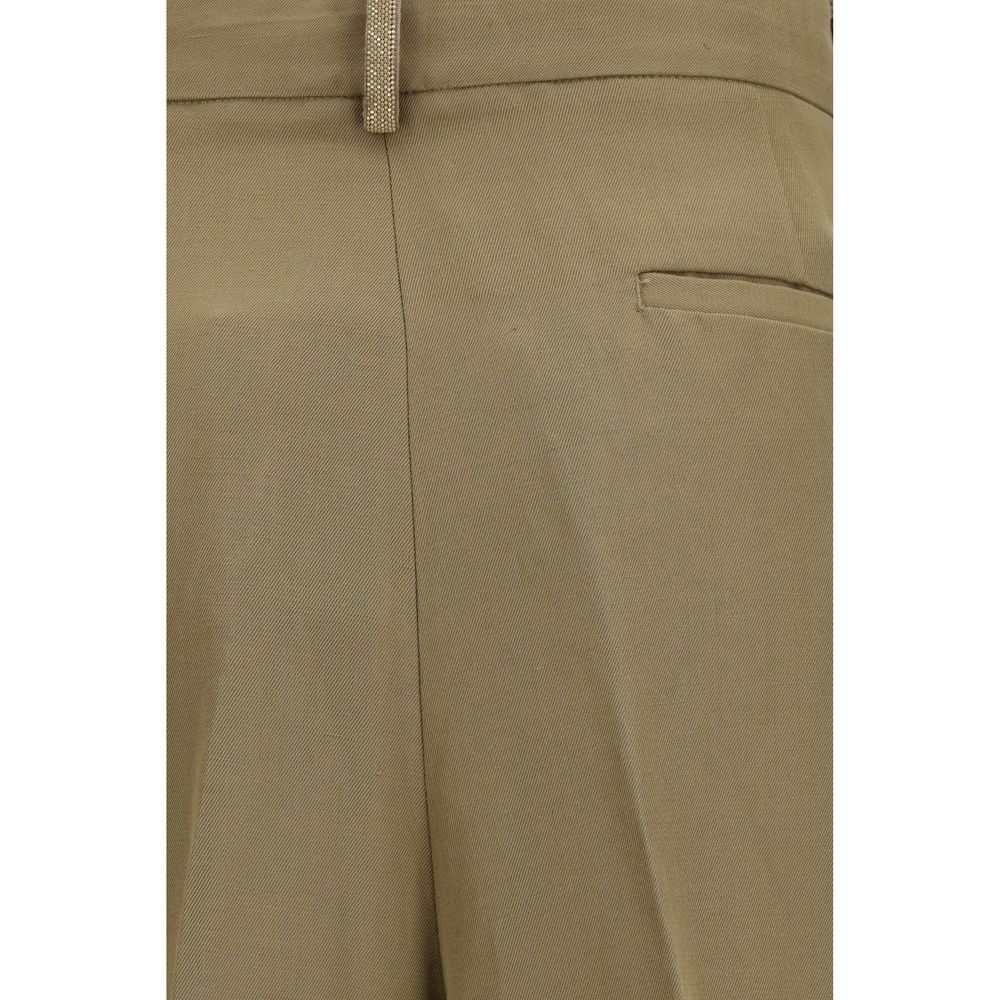 Beige Viscose Knee Length - ventzia
