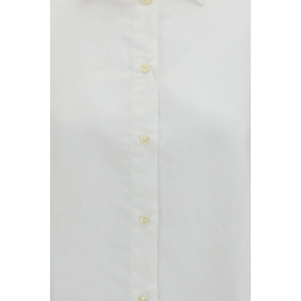 White Linen Shirt - ventzia