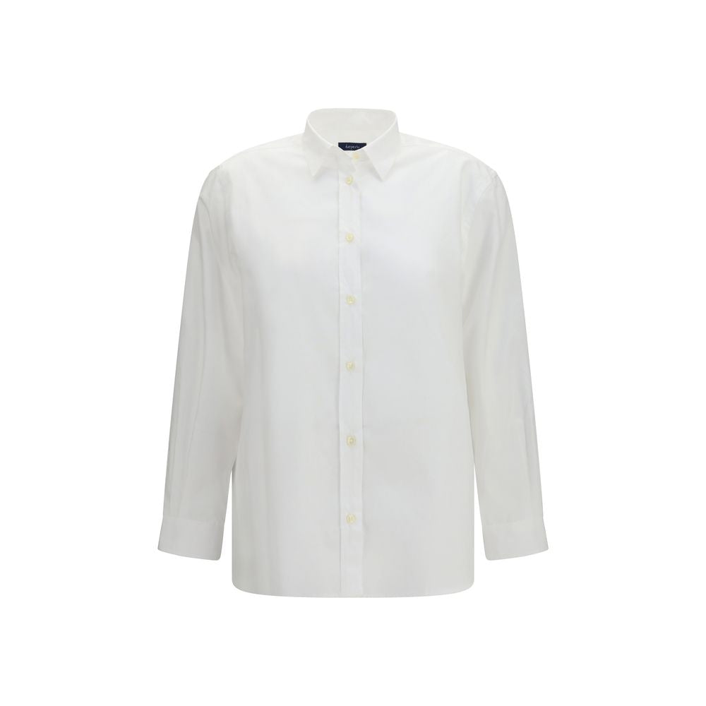 White Cotton Shirt - ventzia