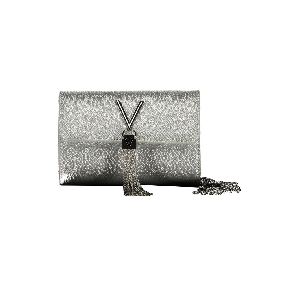 Argento Polyurethane Women's Handbag - ventzia