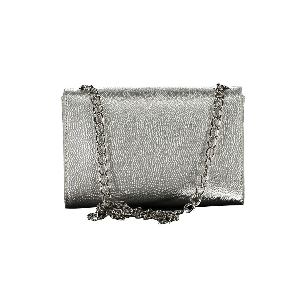 Argento Polyurethane Women's Handbag - ventzia