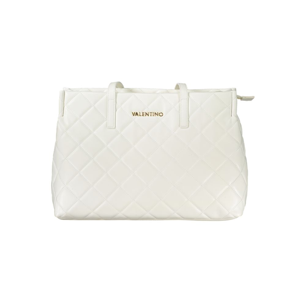 Bianco Poliuretano Women Handbag - ventzia
