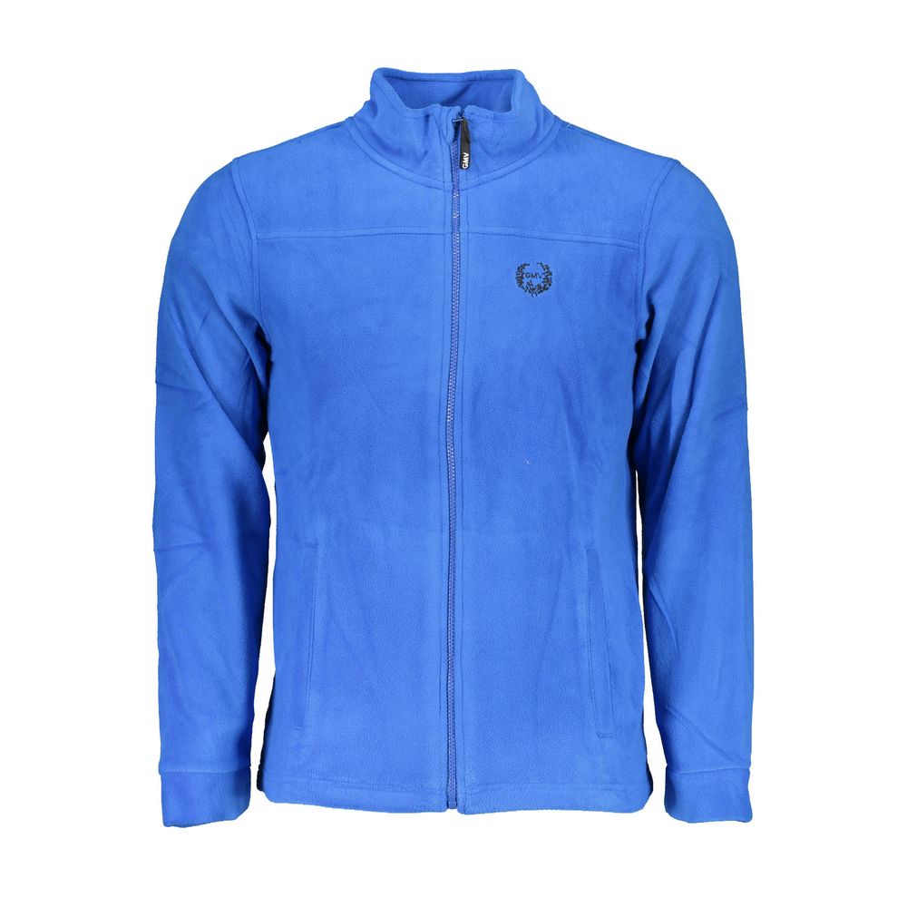 Blue Polyester Men's Sweatshirt - ventzia