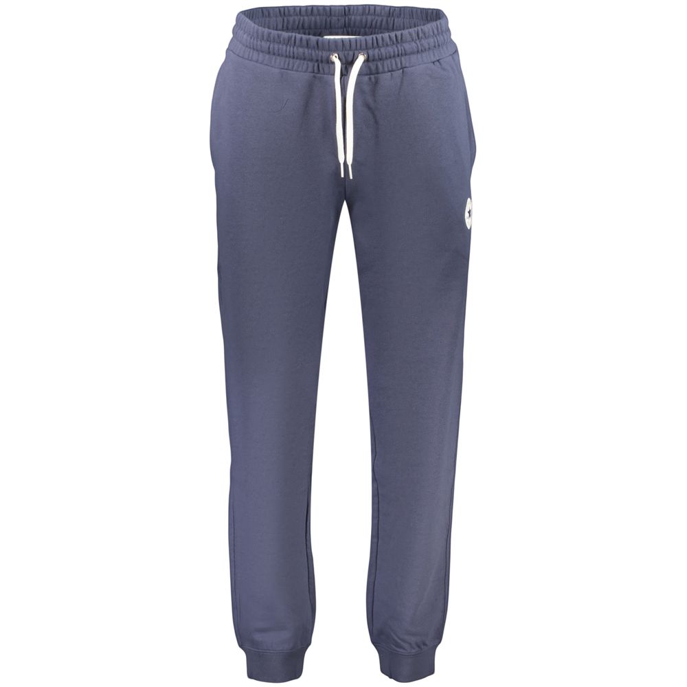 Blu Cotton Men Sweatpants - ventzia