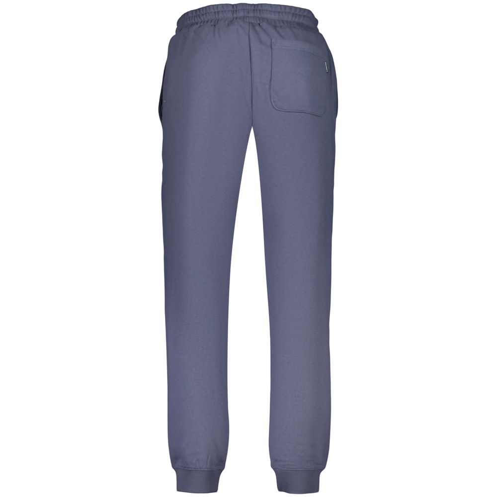 Blu Cotton Men Sweatpants - ventzia