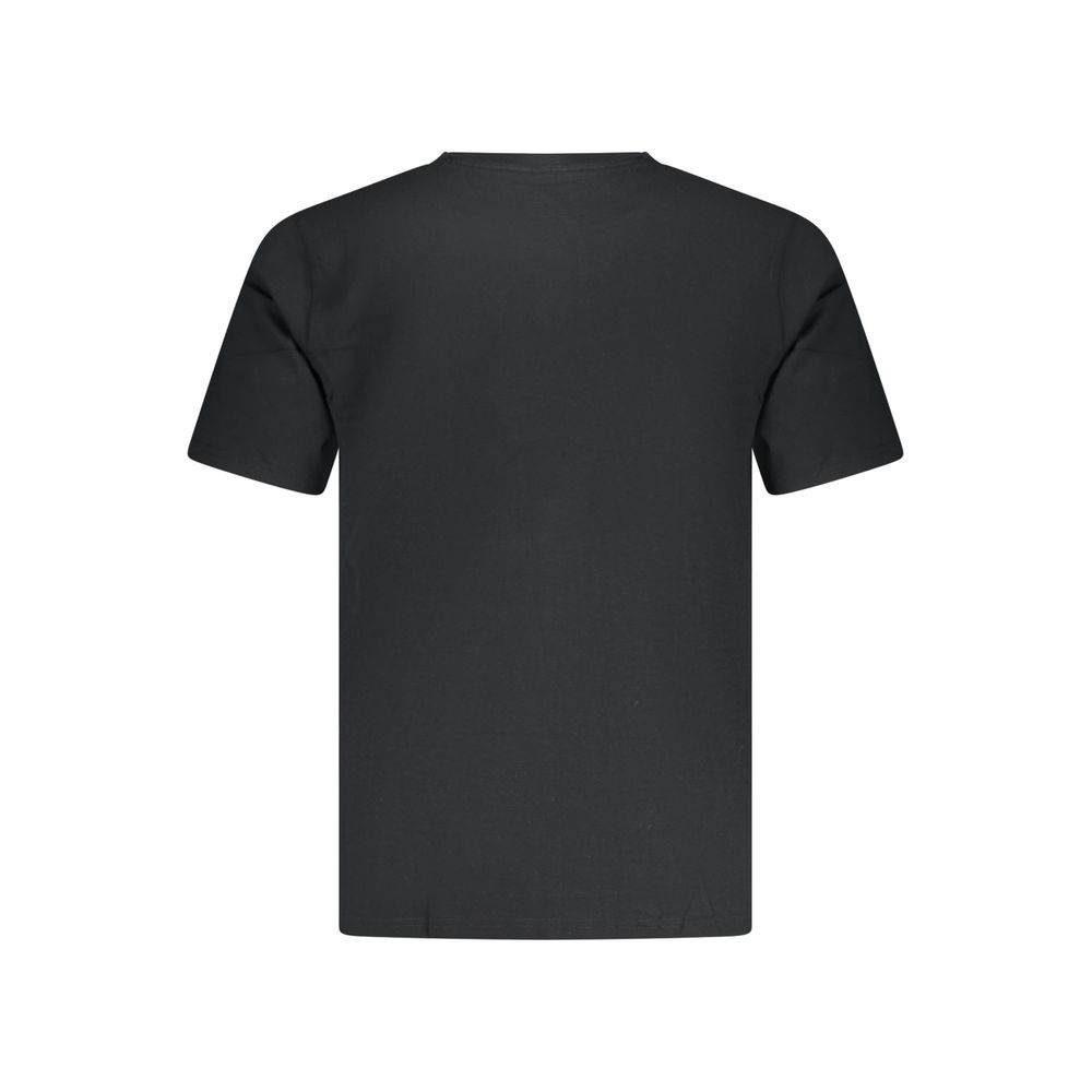 Black Cotton Men's T-Shirt - ventzia