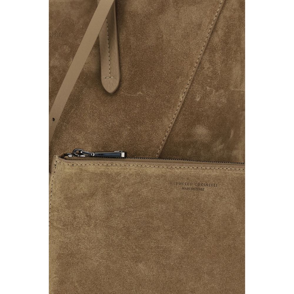 Beige Calf Leather Bos Taurus Shoulder Bag - ventzia