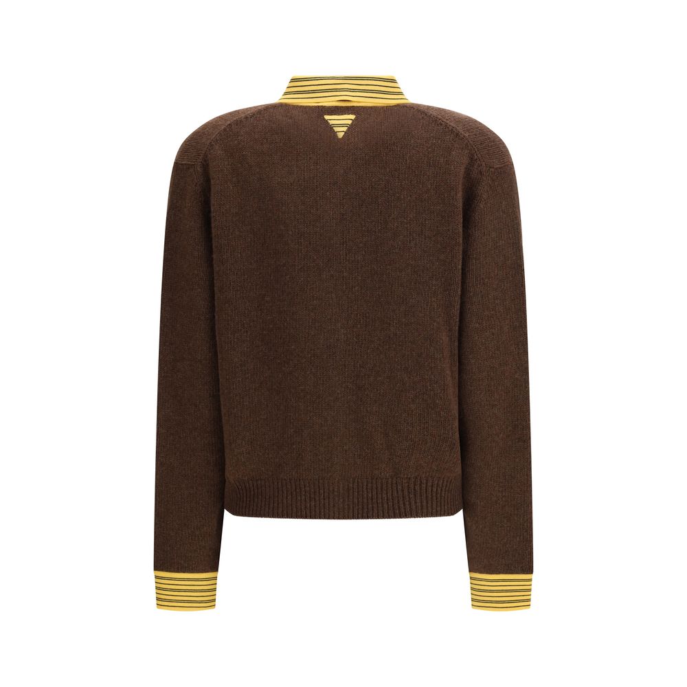 Brown Cashmere Cardigan - ventzia