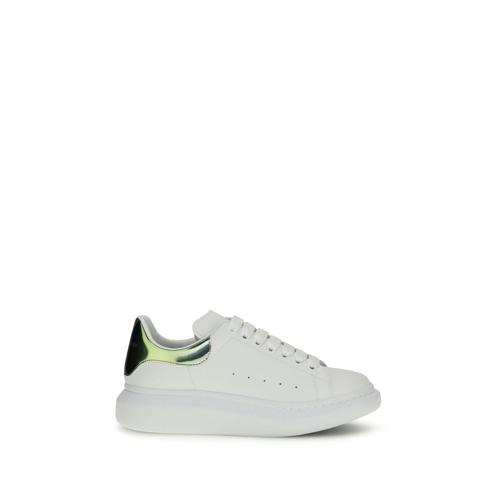 White Calf Leather Bos Taurus Platform Sneakers - ventzia