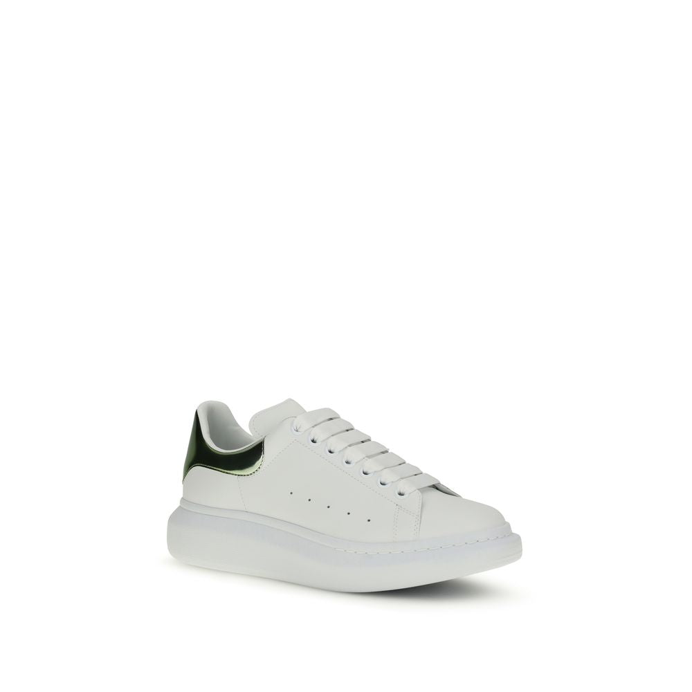 White Calf Leather Bos Taurus Platform Sneakers - ventzia