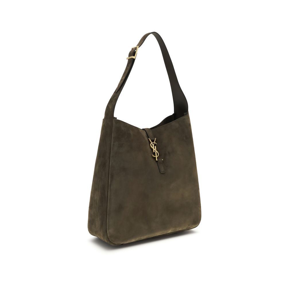 Bicolor Calf Leather Bos Taurus Shoulder Bag - ventzia