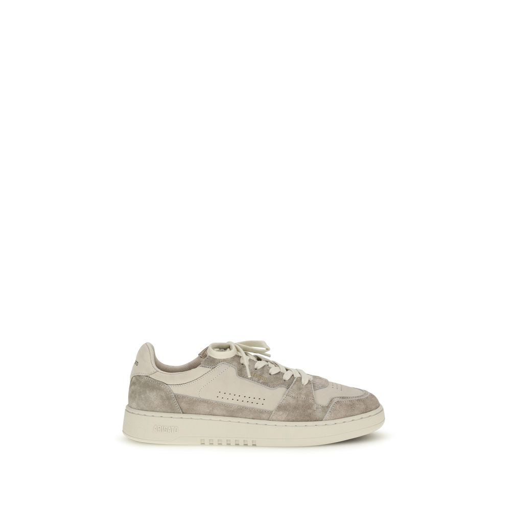 Gray Calf Leather Bos Taurus Low Top Sneakers - ventzia