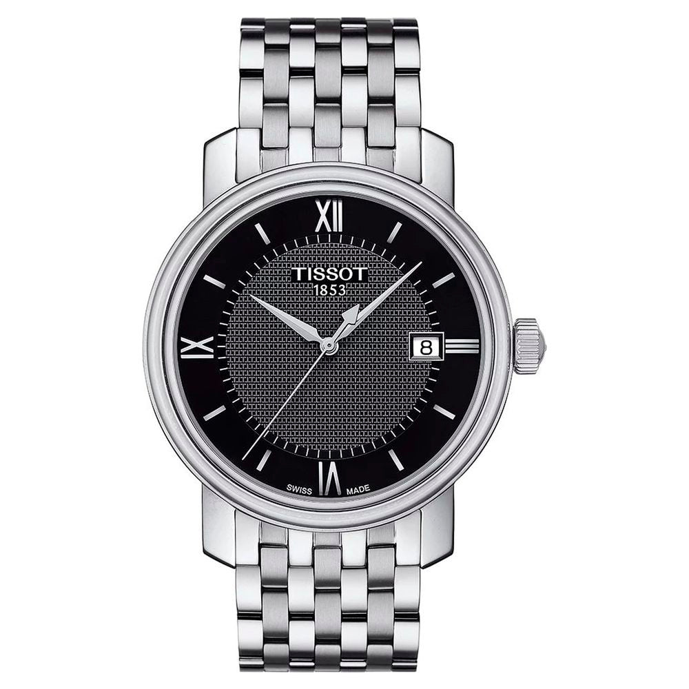 Gray Stainless Steel Dress Watch - ventzia
