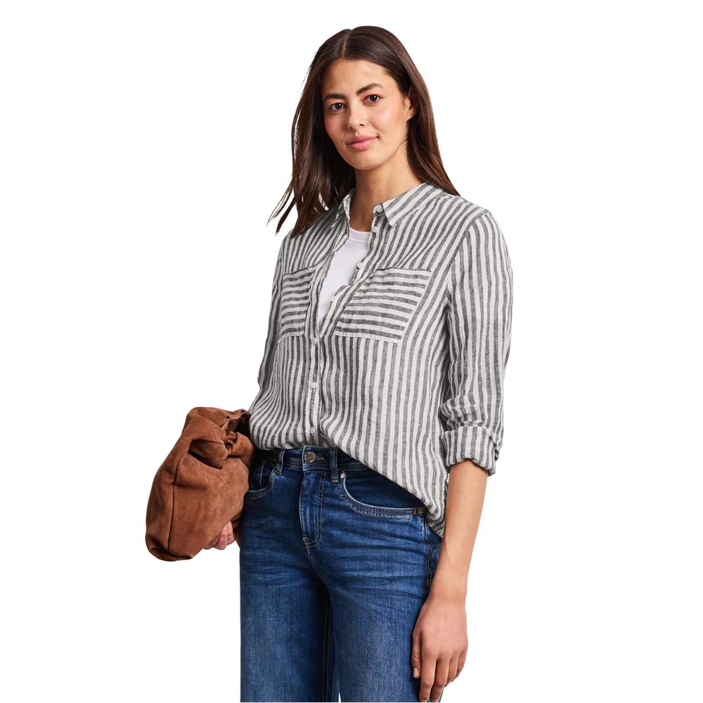 Brown Linen Blouse - ventzia