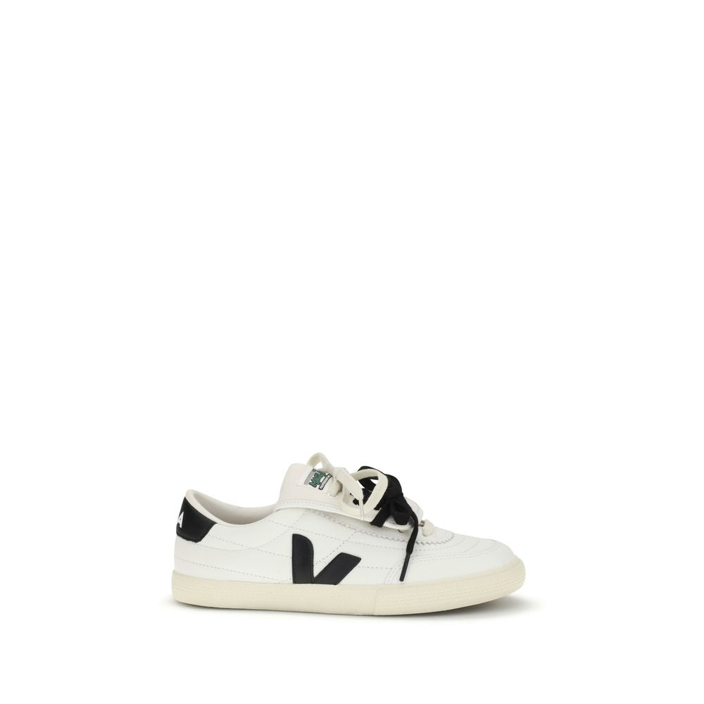 White Calf Leather Bos Taurus Sneakers - ventzia