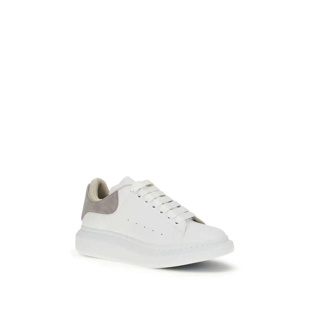 White Calf Leather Bos Taurus Chunky Sneakers - ventzia