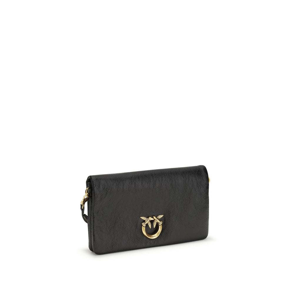 Black Goatskin Shoulder Bag - ventzia