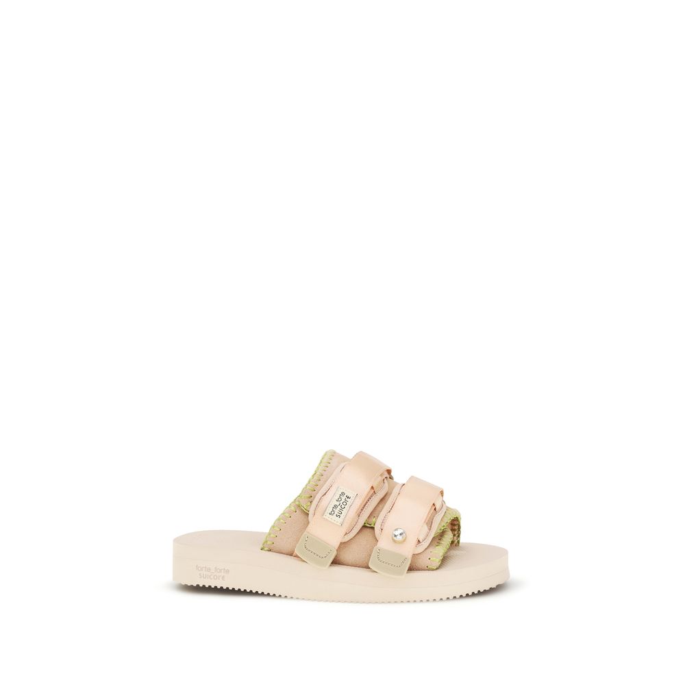 Multicolor Polyester Sandals - ventzia