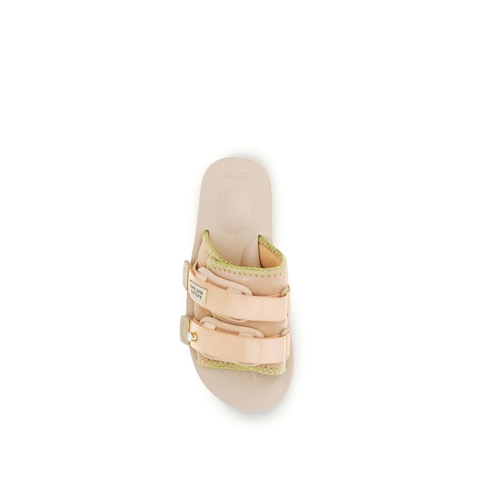 Multicolor Polyester Sandals - ventzia
