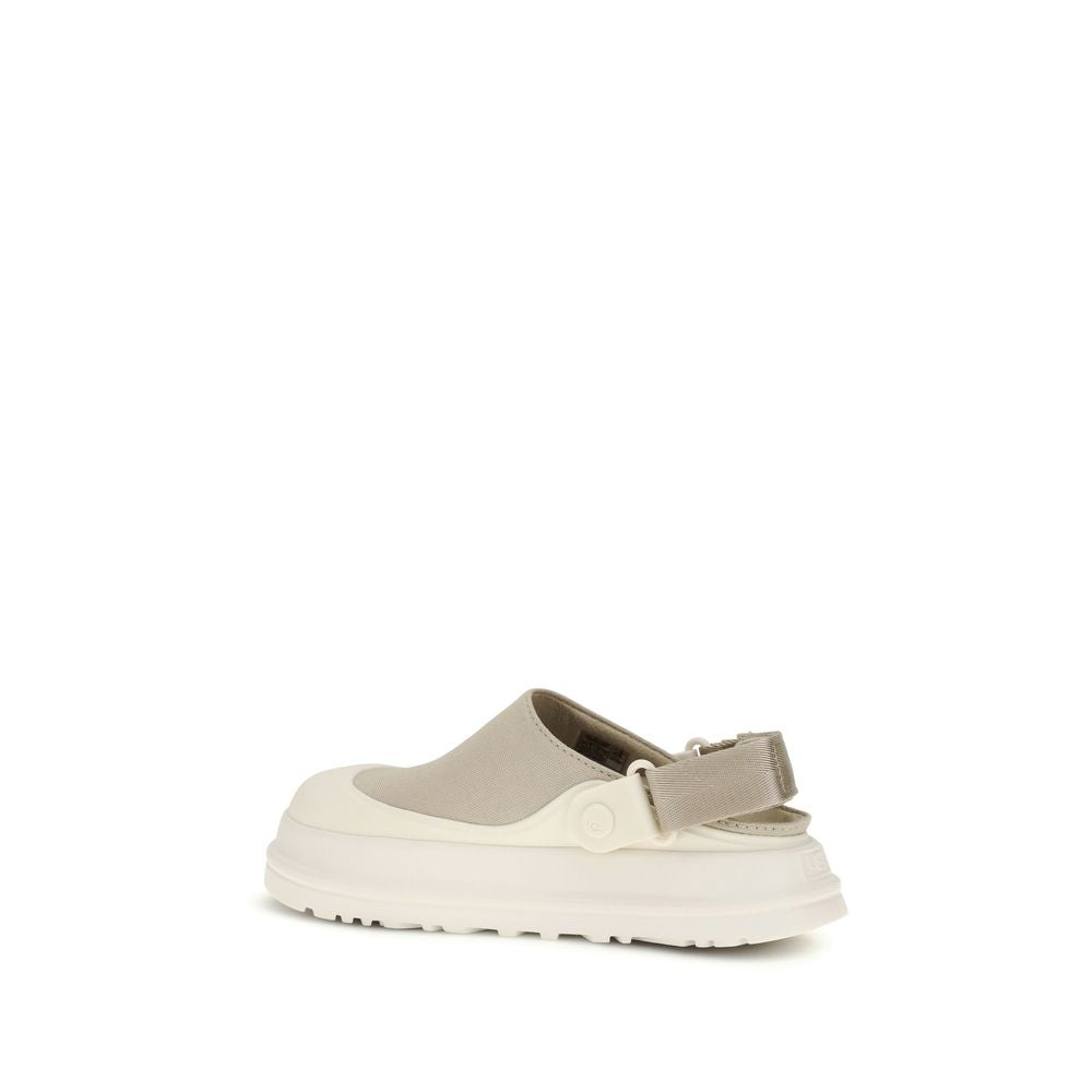 Beige Cotton Mules - ventzia