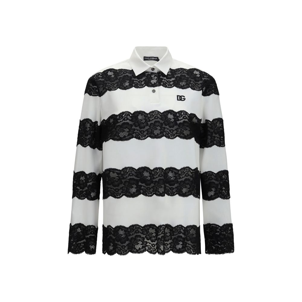 White Cotton Polo Shirt - ventzia