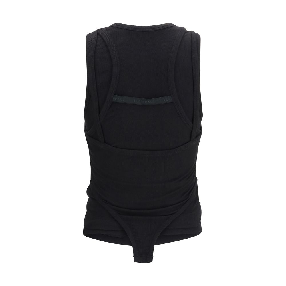 Black Lyocell Tank Tops - ventzia