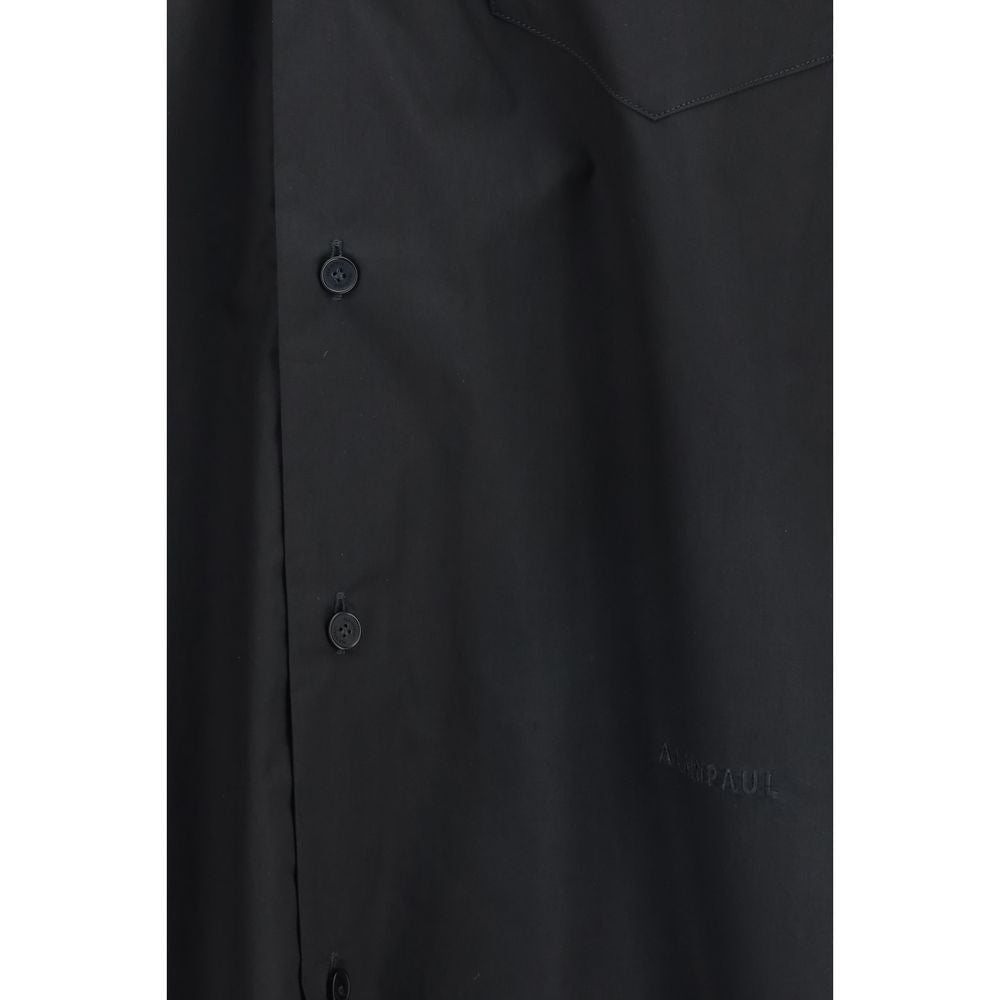 Black Cotton Shirt - ventzia