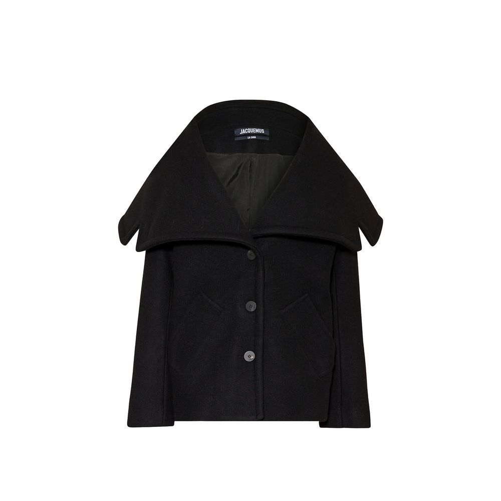 Black Virgin Wool Clothing - ventzia