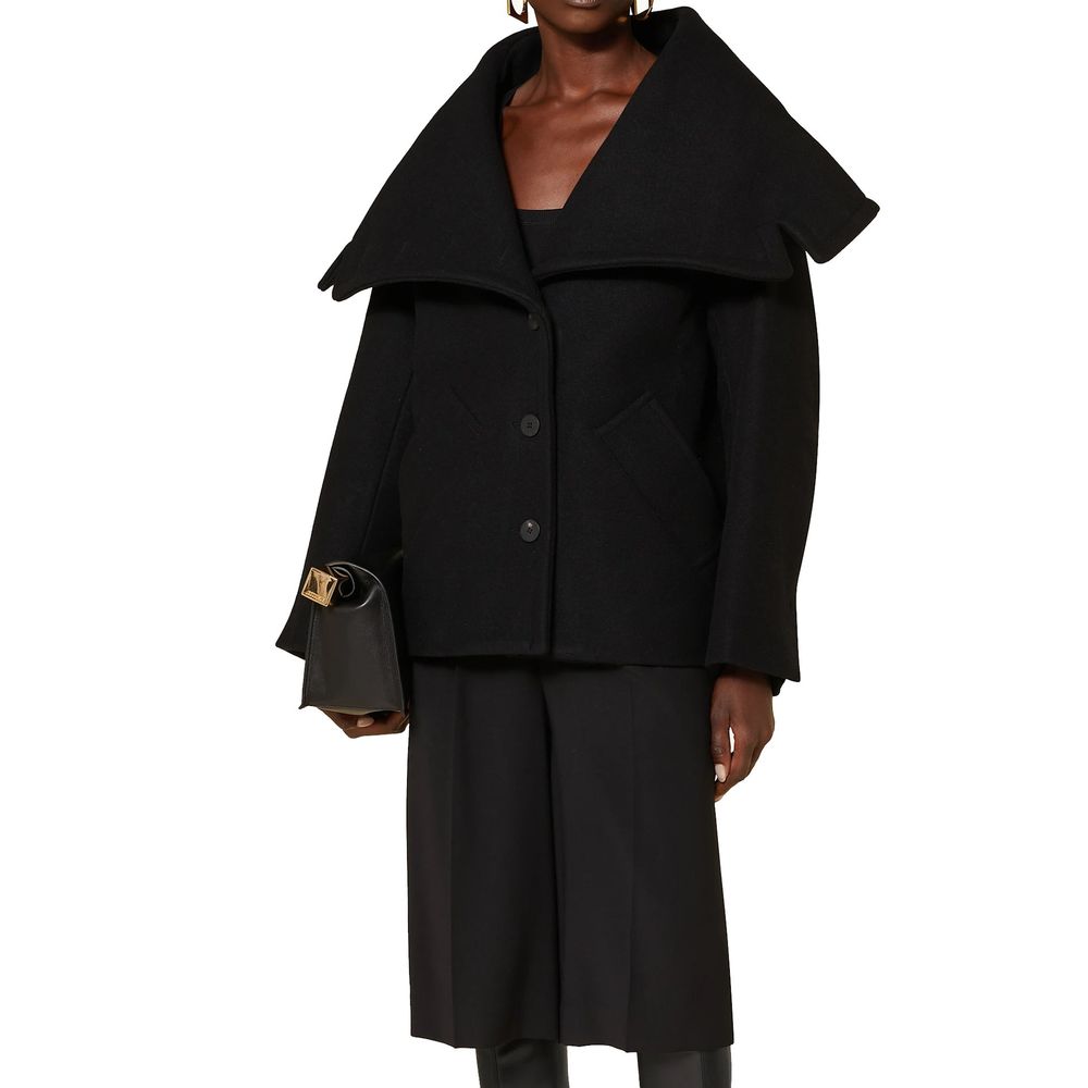 Black Virgin Wool Clothing - ventzia