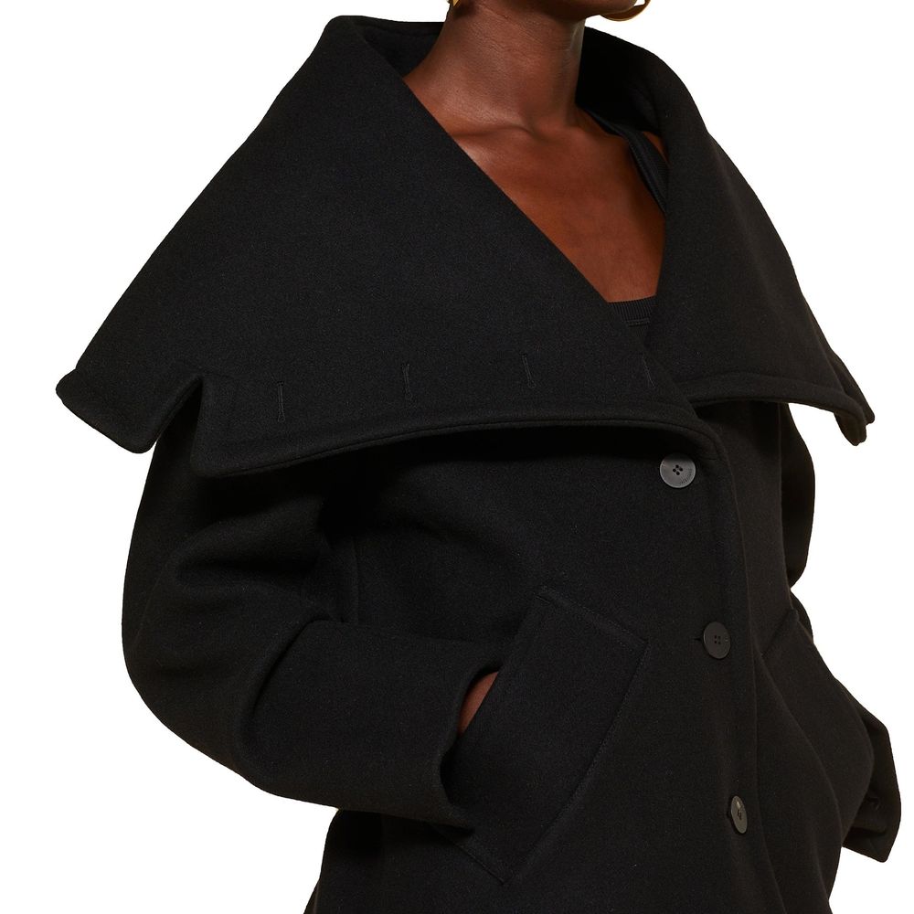 Black Virgin Wool Clothing - ventzia