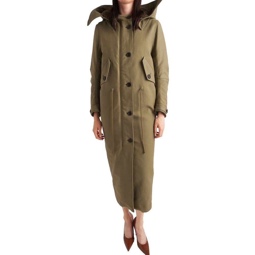Bicolor Polyamide Coat - ventzia